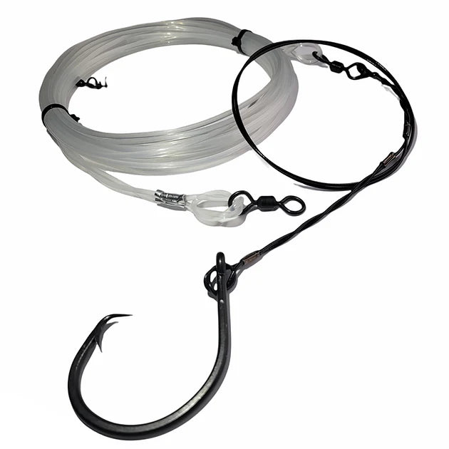 SFWW 45' LBSF Leader w/ 24/0 Hook for Shark Fishing