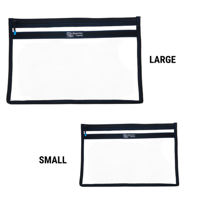 Reaction Tackle Clear Storage Bag Tackle Pak - Water-Resistant Plastic Storage - New