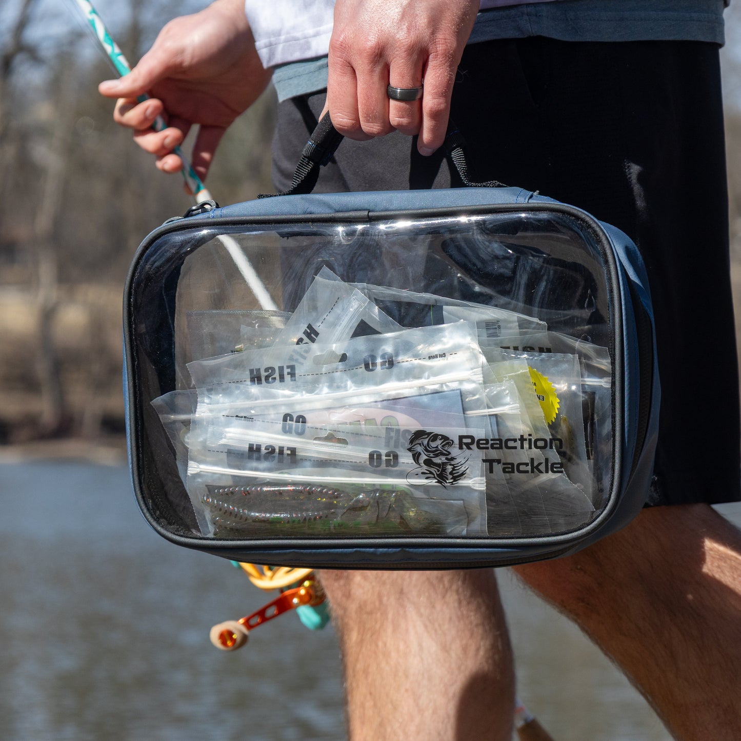 Reaction Tackle Clear Bait Binder and Tackle Storage - New