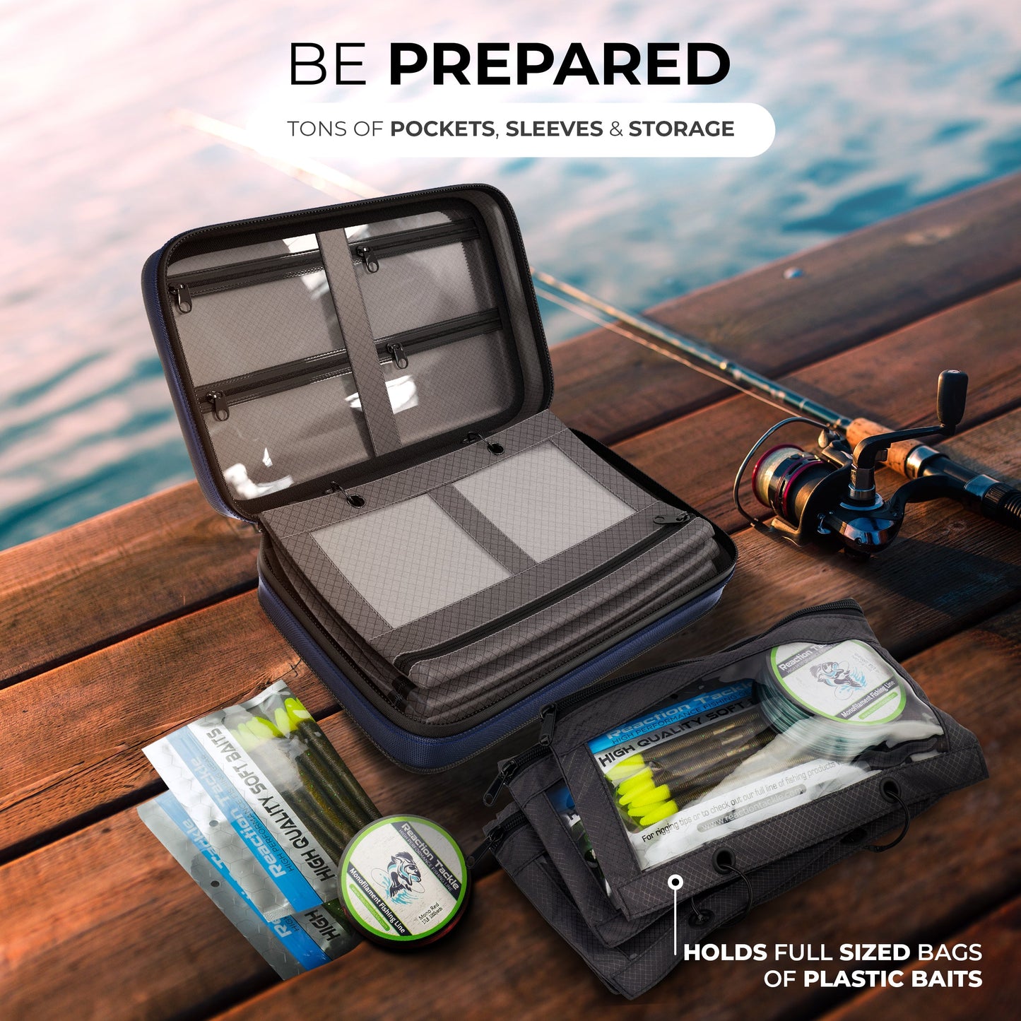Reaction Tackle Deluxe Bait Binder and Tackle Storage